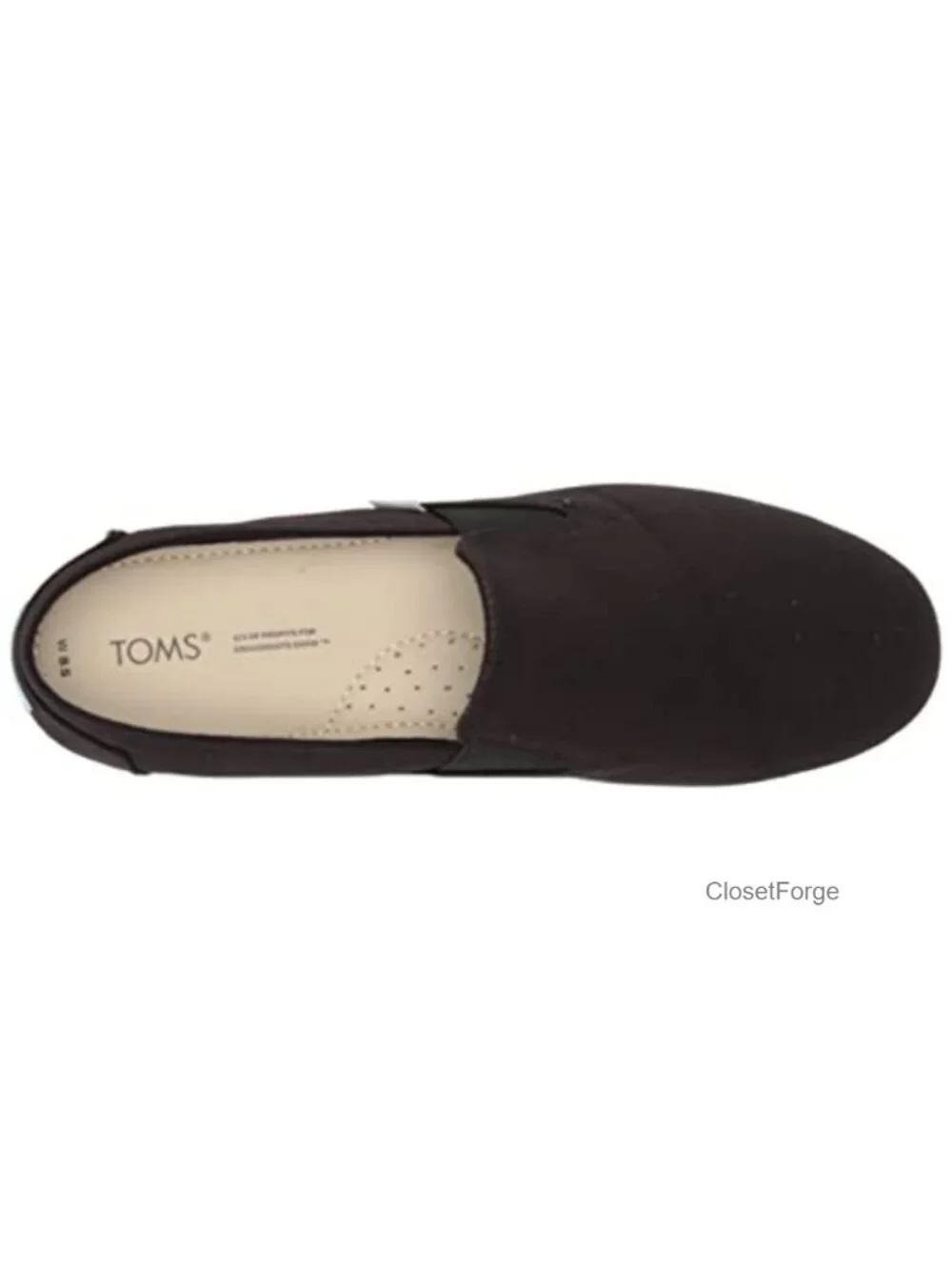 TOMS Redondo Loafer Flat Women's Espadrille Textile Canvas Slip-On